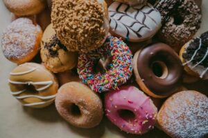 Donuts closeup